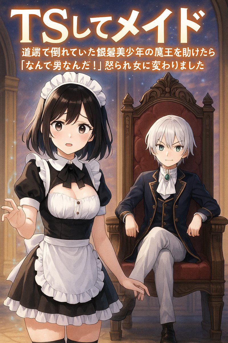 TS Maid ~ I Rescued a Silver-Haired Demon King Who Collapsed on the Street, Only for Him to Yell ‘Why Are You a Man?!’ and Turn Me Into a Girl